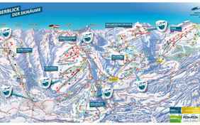 Skigebietsplan Kleinwalsertal